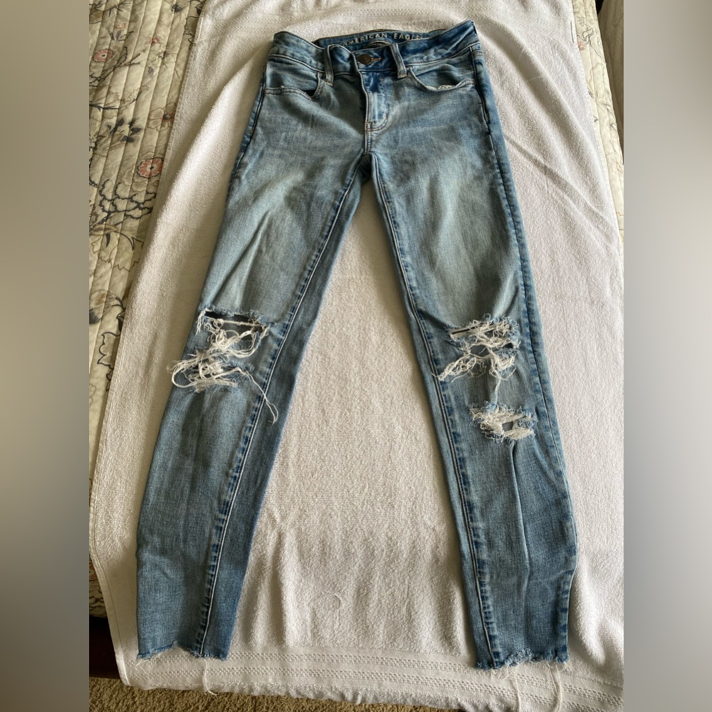 Girls American Eagle Jeans, Jegging, Size 00 Regular